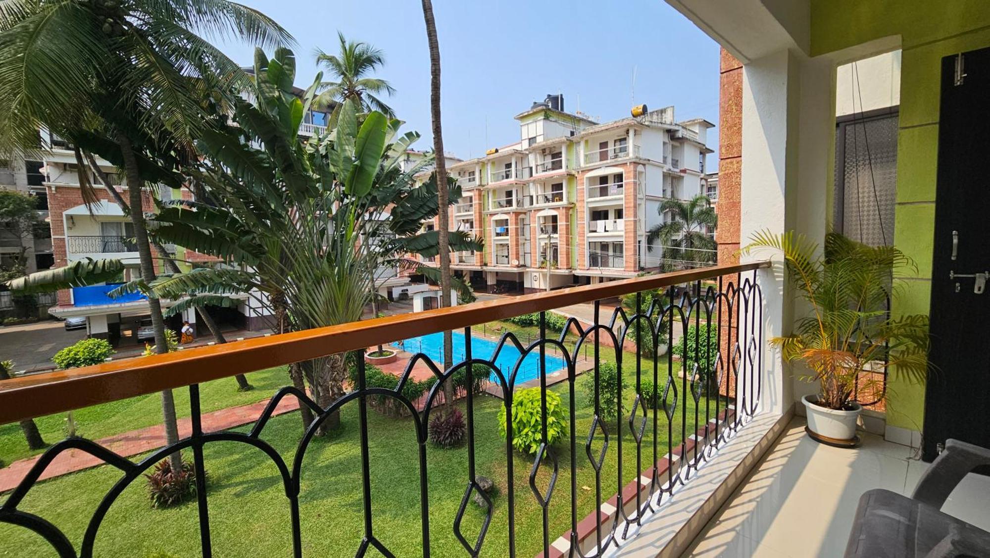 Amazing Pool View Candolim Goa 2Bhk Apartment Extérieur photo